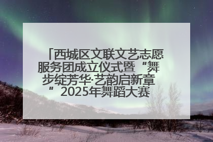 西城区文联文艺志愿服务团成立仪式暨“舞步绽芳华·艺韵启新章”2025年舞蹈大赛展演圆满举办