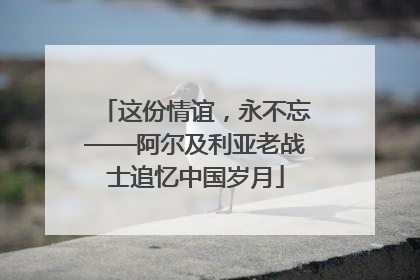 这份情谊，永不忘——阿尔及利亚老战士追忆中国岁月