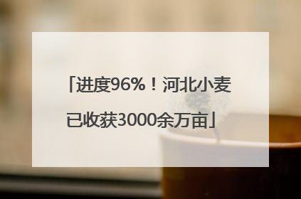 进度96%！河北小麦已收获3000余万亩
