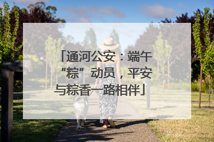 通河公安：端午“粽”动员，平安与粽香一路相伴