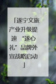 遂宁文旅产业升级提速 “遂心礼”品牌外宣战略启动
