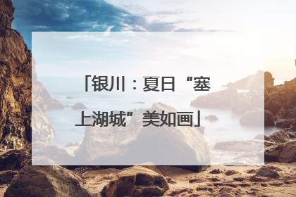 银川：夏日“塞上湖城”美如画