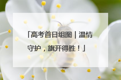 高考首日组图｜温情守护，旗开得胜！