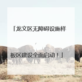 龙文区无障碍设施样板区建设全面启动！