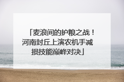 麦浪间的护粮之战！河南封丘上演农机手减损技能巅峰对决
