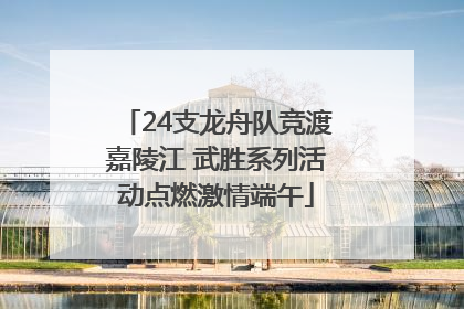 24支龙舟队竞渡嘉陵江 武胜系列活动点燃激情端午