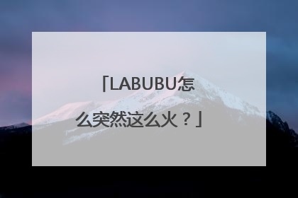 LABUBU怎么突然这么火？